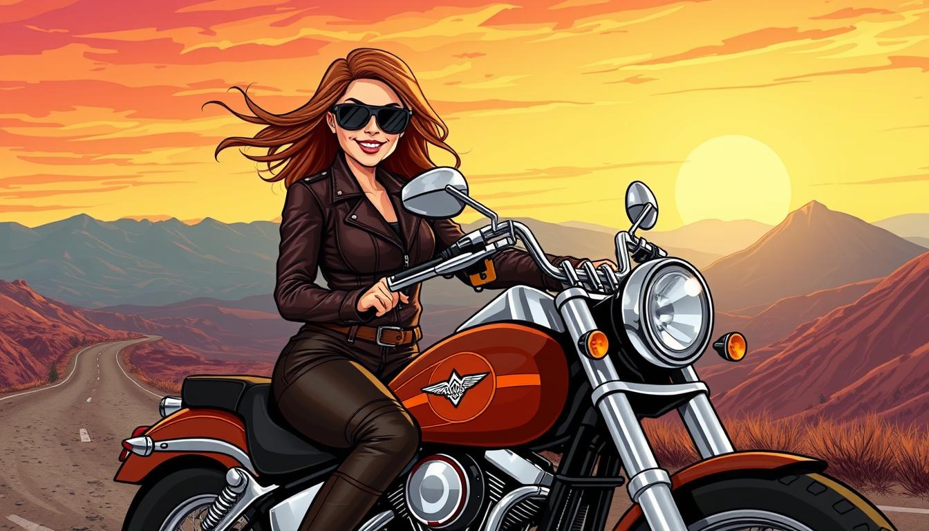 Michele Mitch Motorcycle Queen