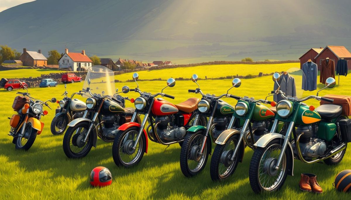 history of vintage motorcycles